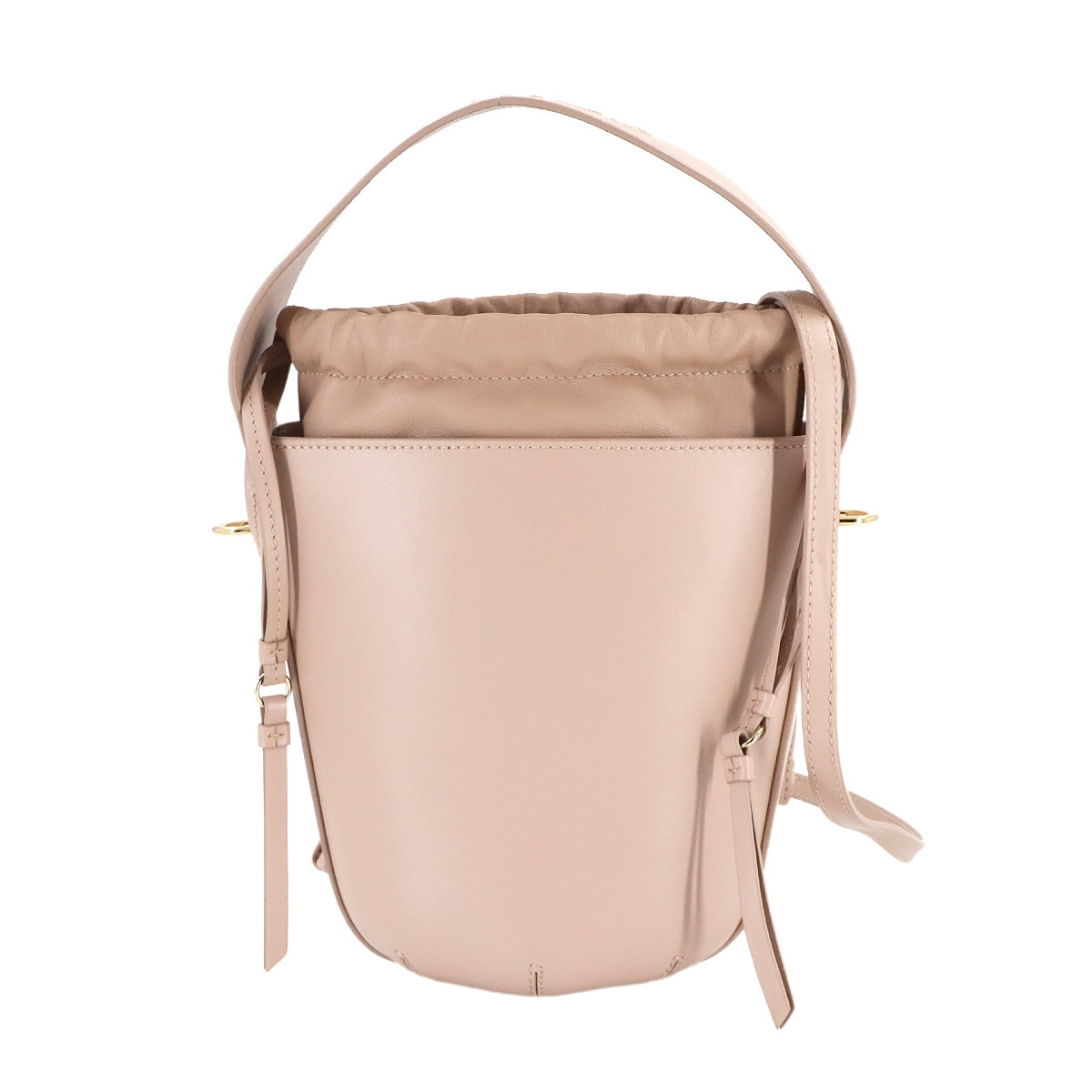 Chloe センス バケット 2way ハンド ショルダー バッグ レザー ピンク CHC23US420I60 ゴールド 金具 Sense Bag クロエ 90308602