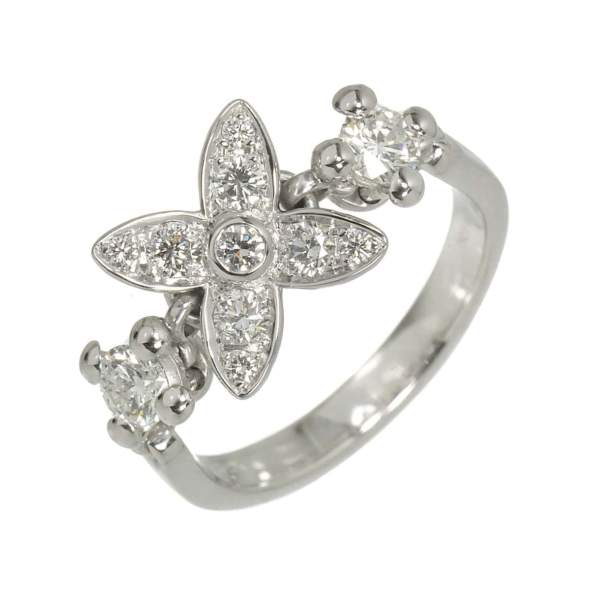 LOUIS VUITTON パンダンティフ スターブロッサム #49 リング ダイヤ K18 WG ホワイトゴールド 750 指輪 Ring ルイ ヴィトン 90308179