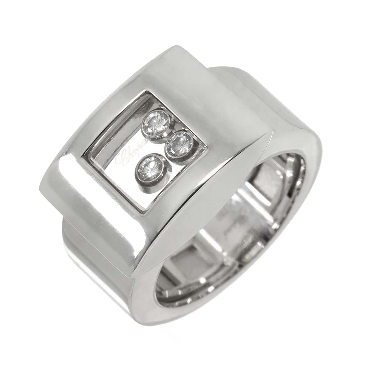 Chopard  ハッピーダイヤ 12.5号 リング ダイヤ K18 WG ホワイトゴールド 750 指輪 Happy Diamond Ring ショパール 90308918