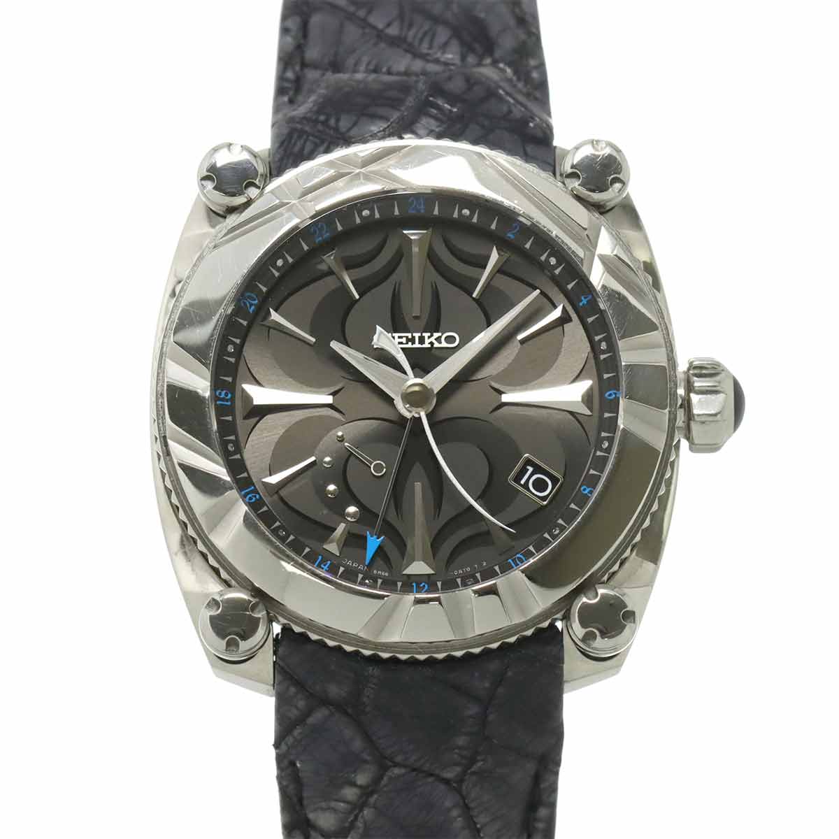 SEIKO ガランテ スプリングドライブ アイアンハート GMT SBLA077 メンズ 腕時計 デイト パワーリザーブ 5R66 0AZ0 自動巻き ウォッチ Galante セイコー 90311281