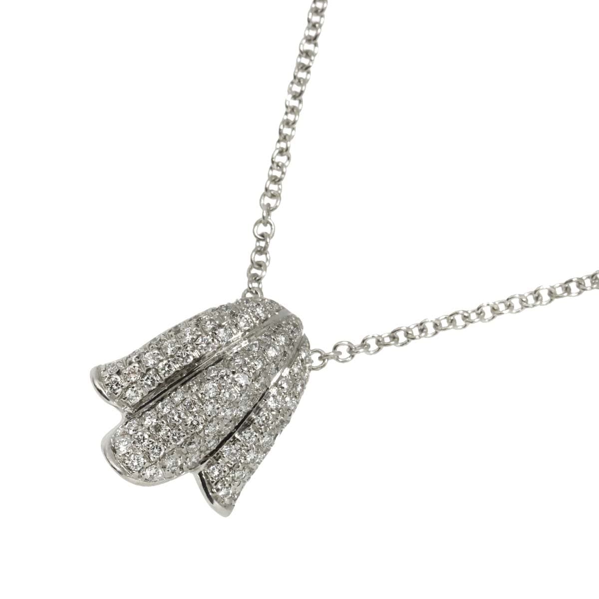 PIAGET マジックガーデン ダイヤ ネックレス 47cm K18 WG ホワイトゴールド 750 Diamond Necklace ピアジェ 90307706