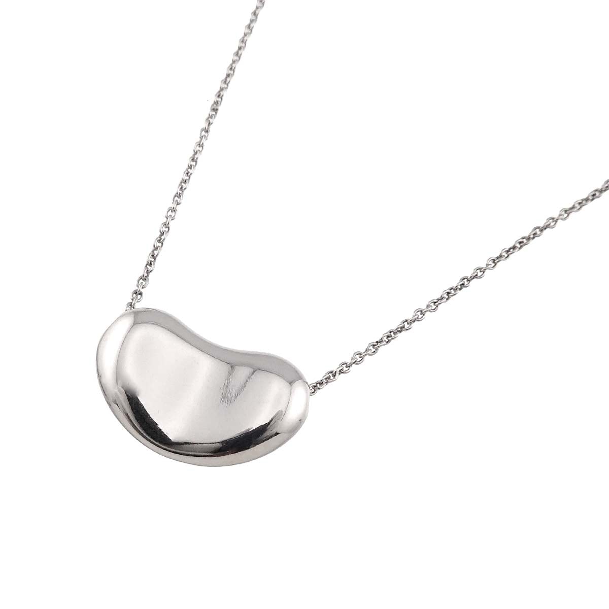 TIFFANY&Co. ビーン ネックレス 40cm シルバー SV 925 Bean Necklace ティファニー 90308892