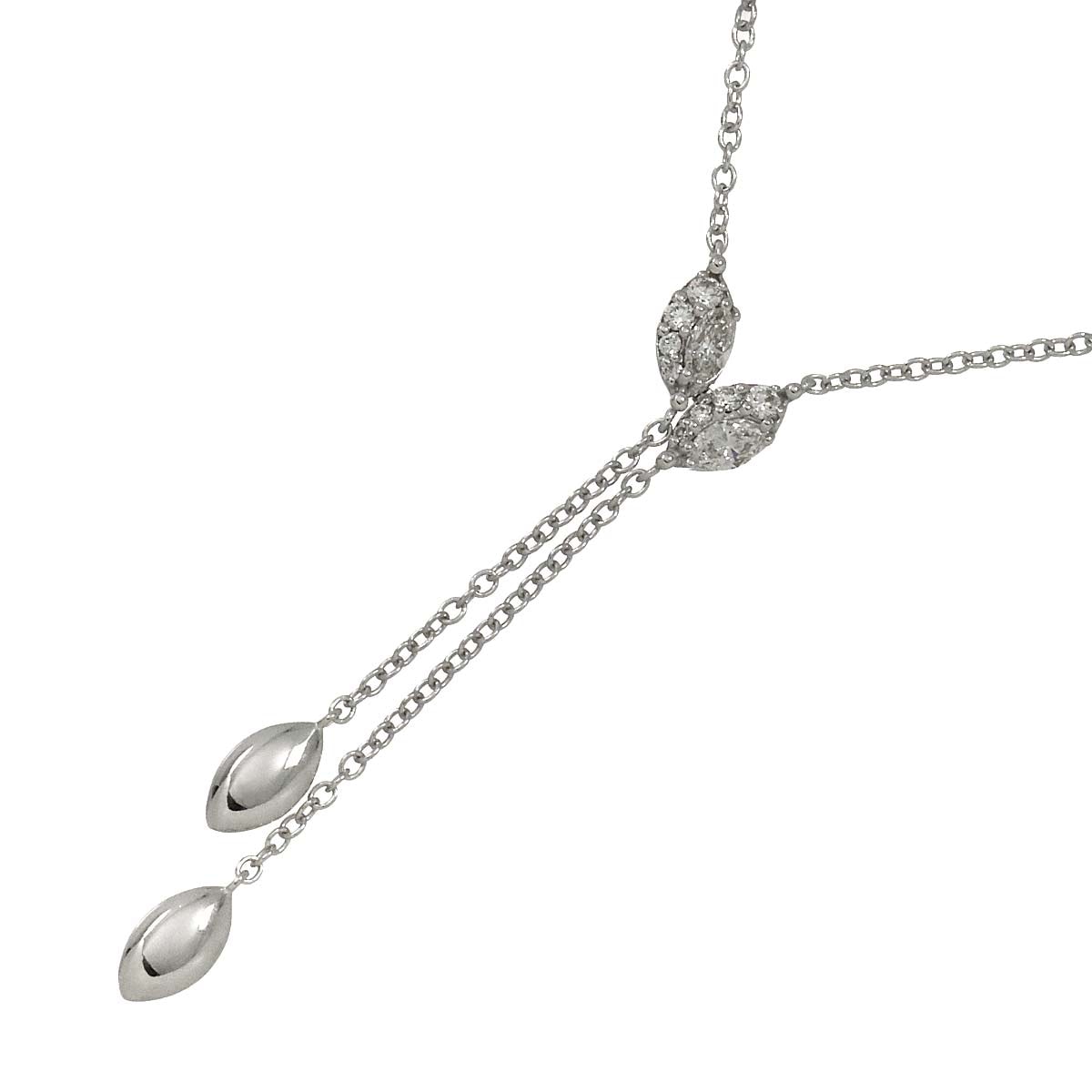 DAMIANI ダイヤ ネックレス 50cm K18 WG ホワイトゴールド 750 Diamond Necklace【証明書付き】ダミアーニ 90309141