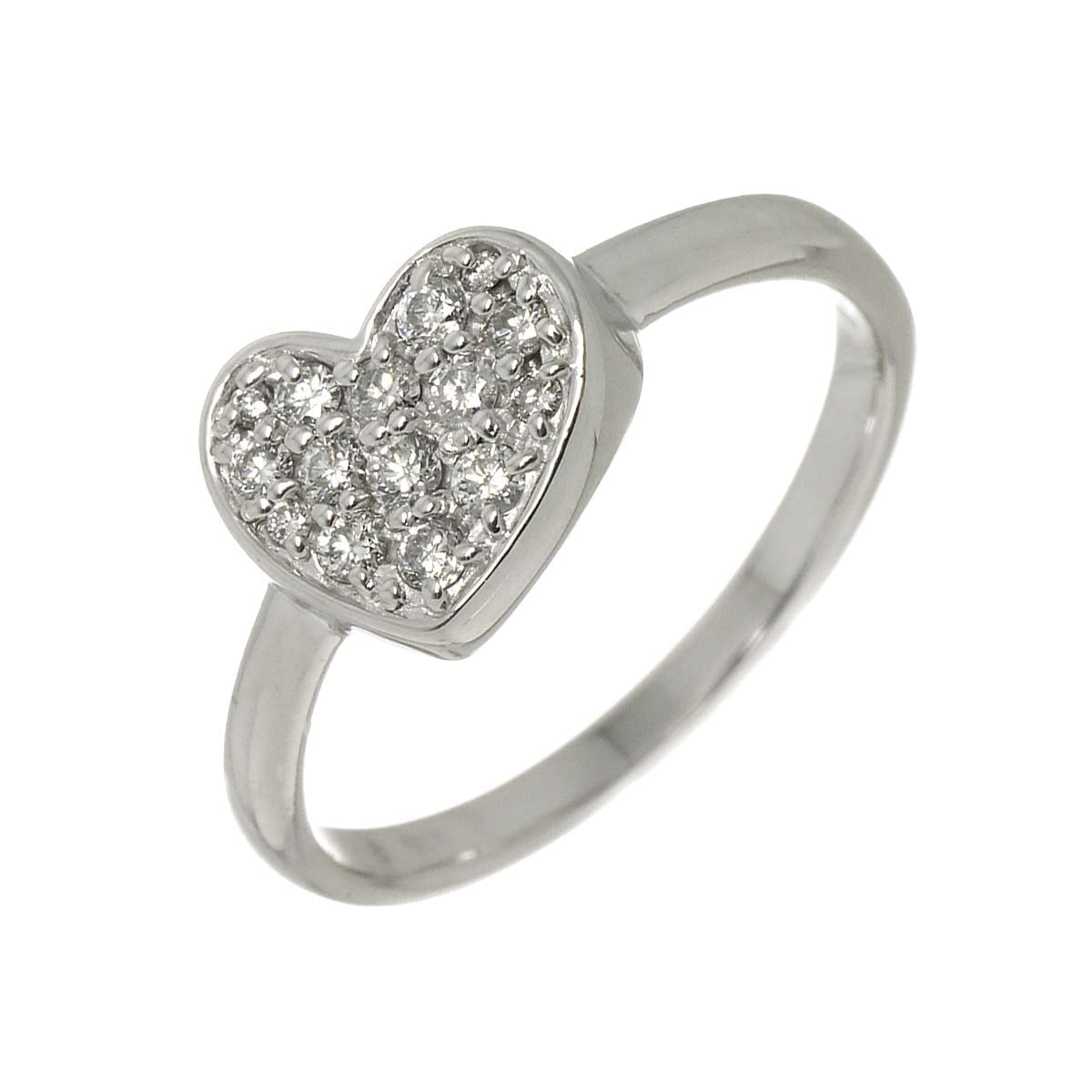 リング 13.5号 ダイヤ 0.24ct K18 WG ホワイトゴールド 750 指輪 Diamond Ring 90305547