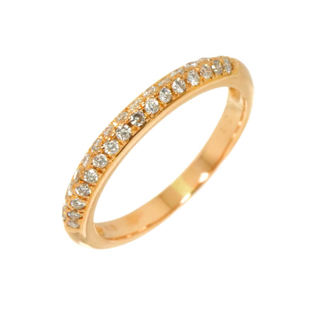 リング 11.5号 ダイヤ 0.31ct K18 PG ピンクゴールド 750 指輪 Diamond Ring 90310420