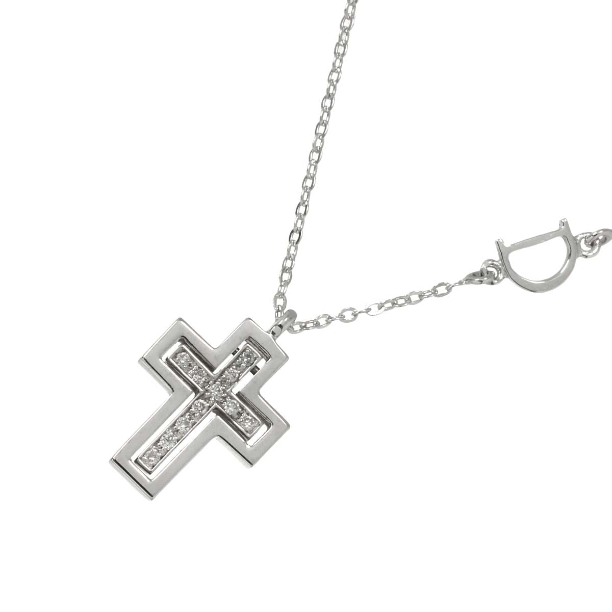 DAMIANI ベルエポック ミニ 50cm ダイヤ ネックレス K18 WG ホワイトゴールド 750 クロス【証明書付き】Belle Epoque Necklace ダミアーニ 90308933