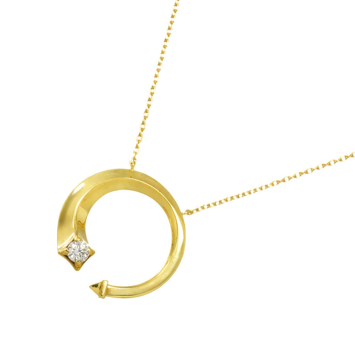 FOREVERMARK アヴァンティ ダイヤ ネックレス 46cm K18 YG イエローゴールド 750 Avaanti Necklace フォーエバーマーク 90310392