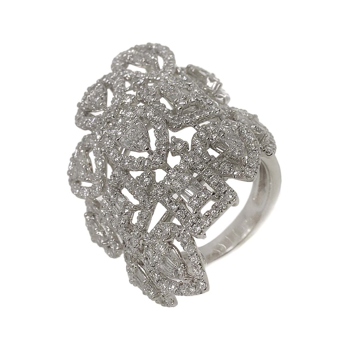 リング 11.5号 ダイヤ 2.60ct Pt プラチナ 指輪 Diamond Ring 90292963