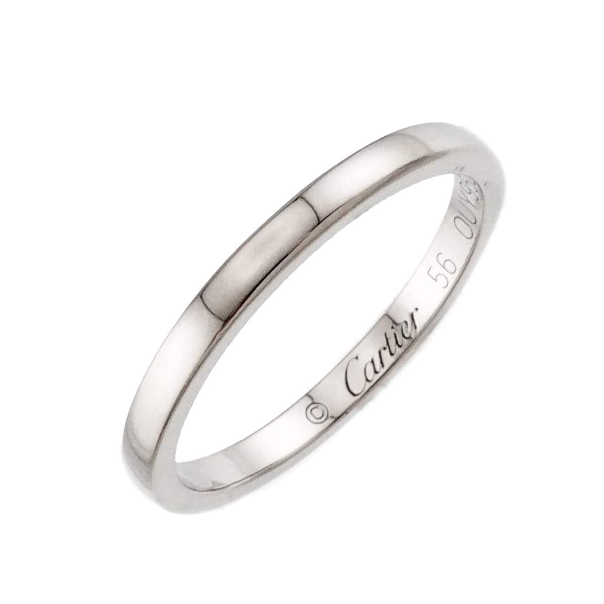 Cartier バレリーナ #56 リング Pt プラチナ 指輪 Ballerine Ring【証明書付き】カルティエ 90310741