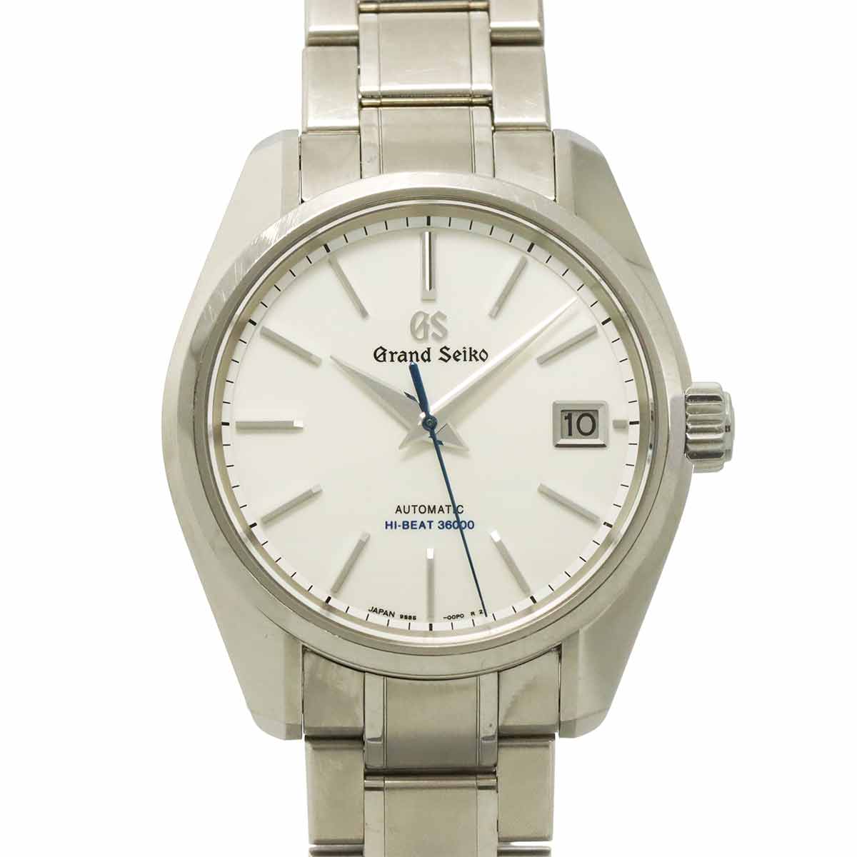 GRAND SEIKO ヘリテージコレクション メカニカル ハイビート 36000 SBGH243 9S85 00W0 ブライトチタン マスターショップ限定 メンズ 腕時計 デイト ホワイト 自動巻き ウォッチ HI-BEAT グランドセイコー 90312654