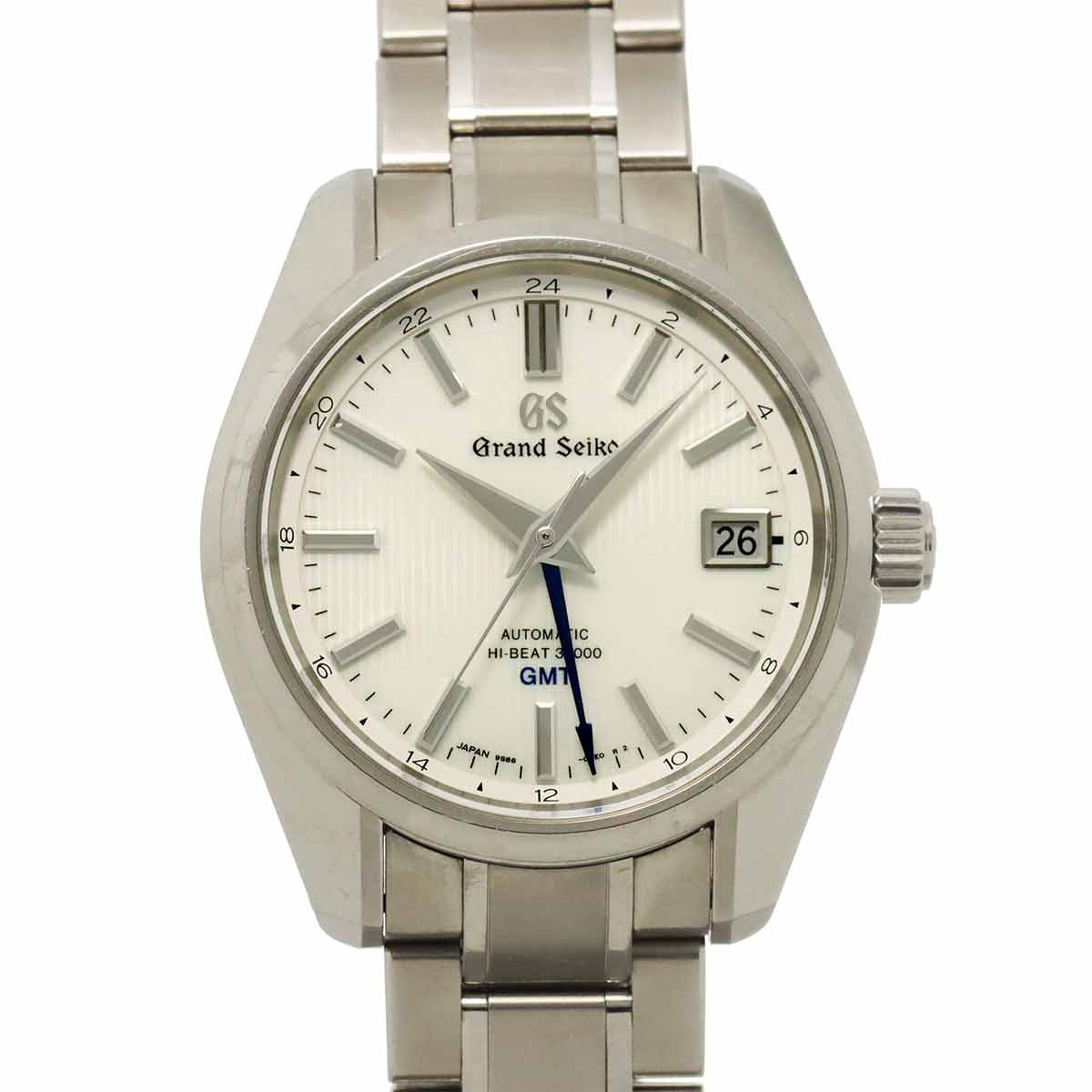 GRAND SEIKO メカニカル ハイビート36000 GMT SBGJ211 9S86 00A0 メンズ 腕時計 デイト ホワイト 自動巻き ウォッチ HI-BEAT グランドセイコー 90312655
