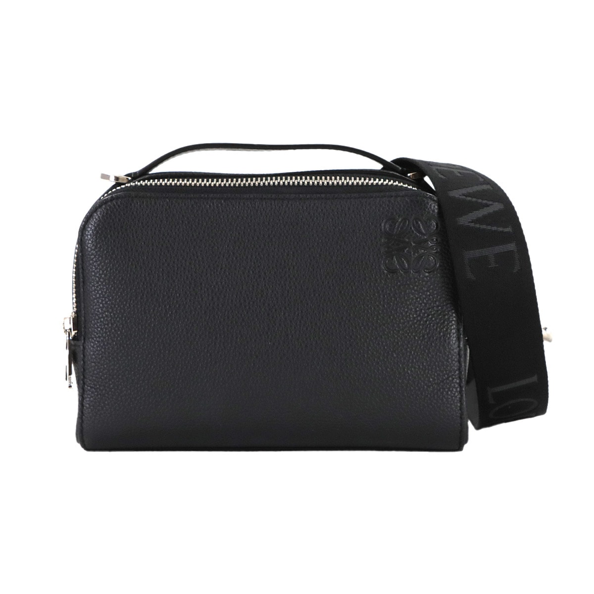 LOEWE クロスボディ カメラバッグ ミニ 2way ハンド ショルダー バッグ レザー ブラック C660R41X01 Mini crossbody camera Bag ロエベ 90309237