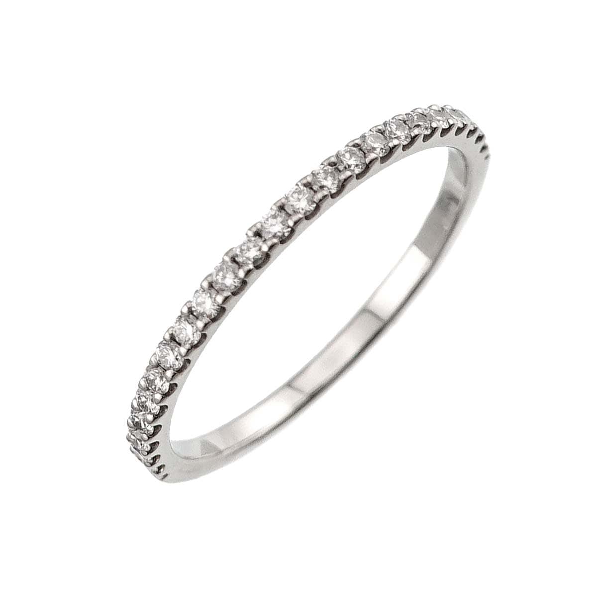 Star Jewelry 10号 リング ハーフ ダイヤ 0.15ct Pt プラチナ 指輪 Diamond Ring【証明書付き】スタージュエリー 90310457