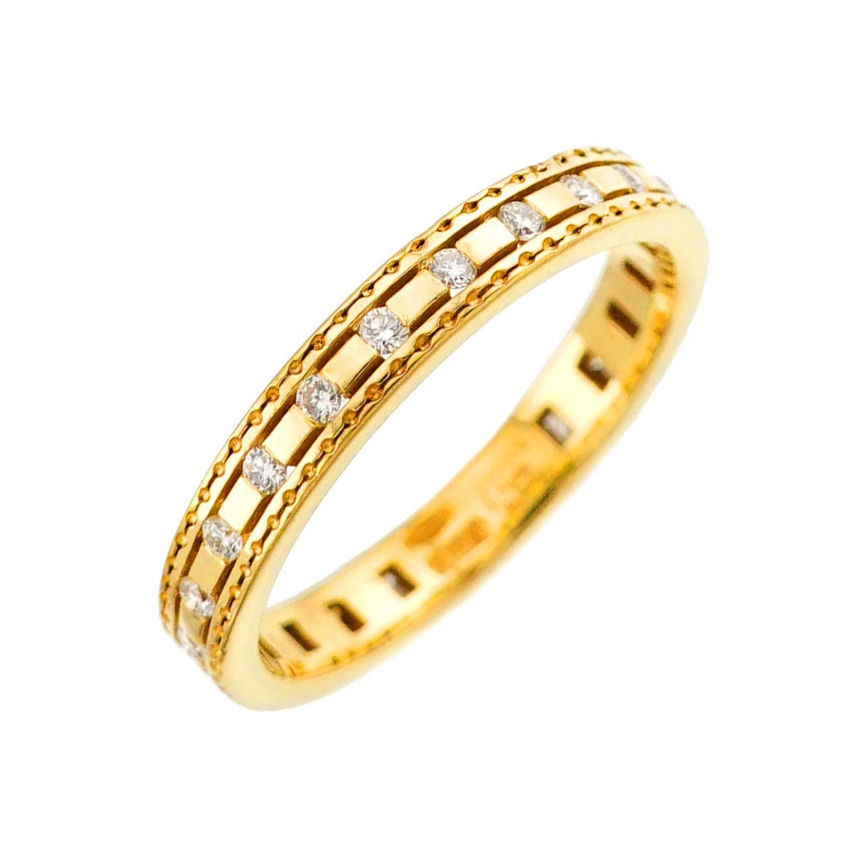 DAMIANI ベルエポック 6.5号 リング ダイヤ K18 YG イエローゴールド 750 指輪 Belle Epoque Ring ダミアーニ 90310744