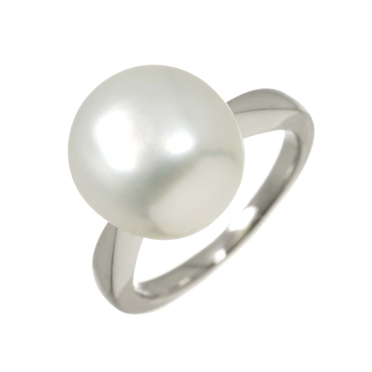 MIKIMOTO 11号 リング 白蝶バロック真珠 13.3mm プラチナ パール 指輪 Pearl Ring ミキモト 90310917