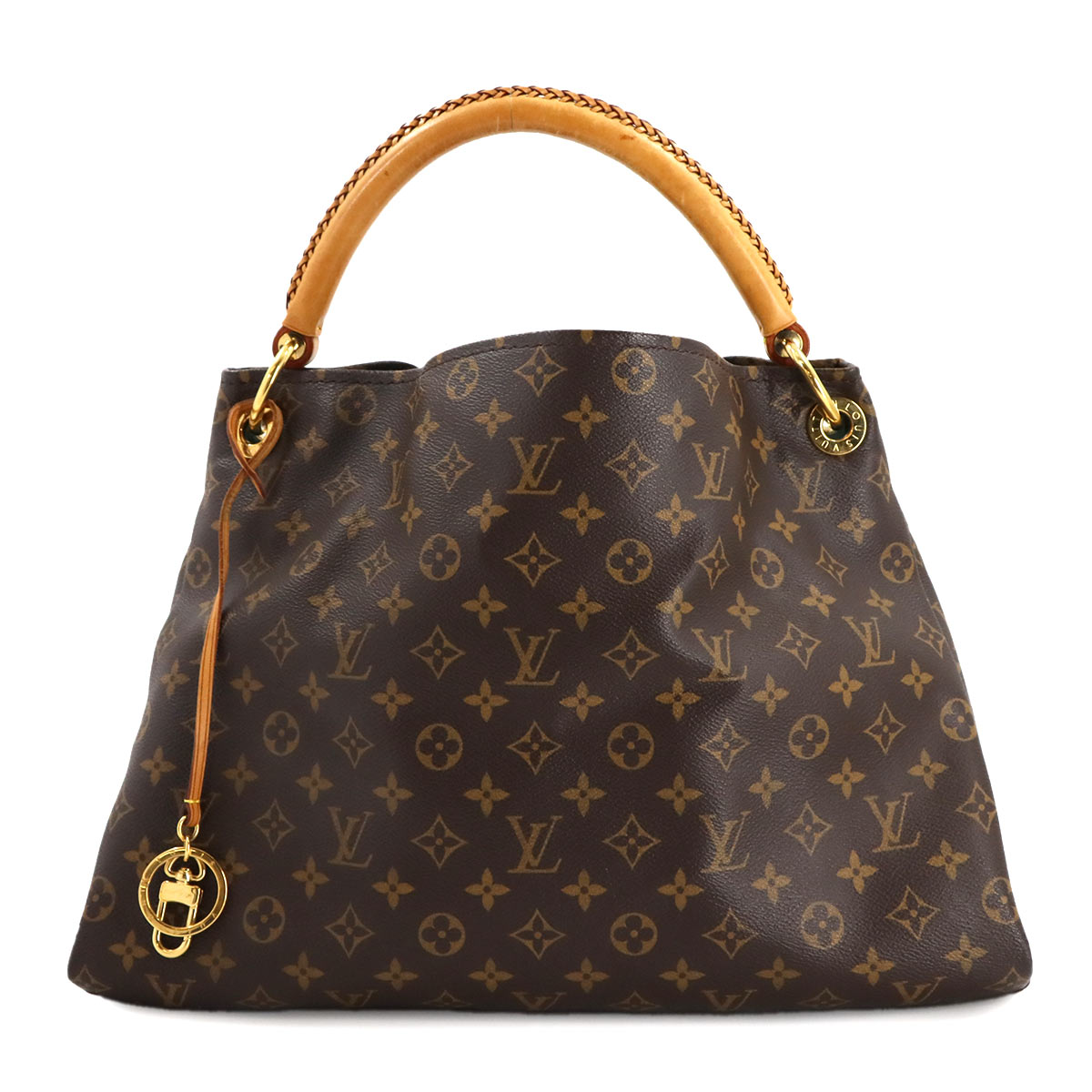 LOUIS VUITTON モノグラム アーツィー MM ショルダー バッグ ブラウン M40249 ゴールド 金具 Artsy ルイ ヴィトン 90311158