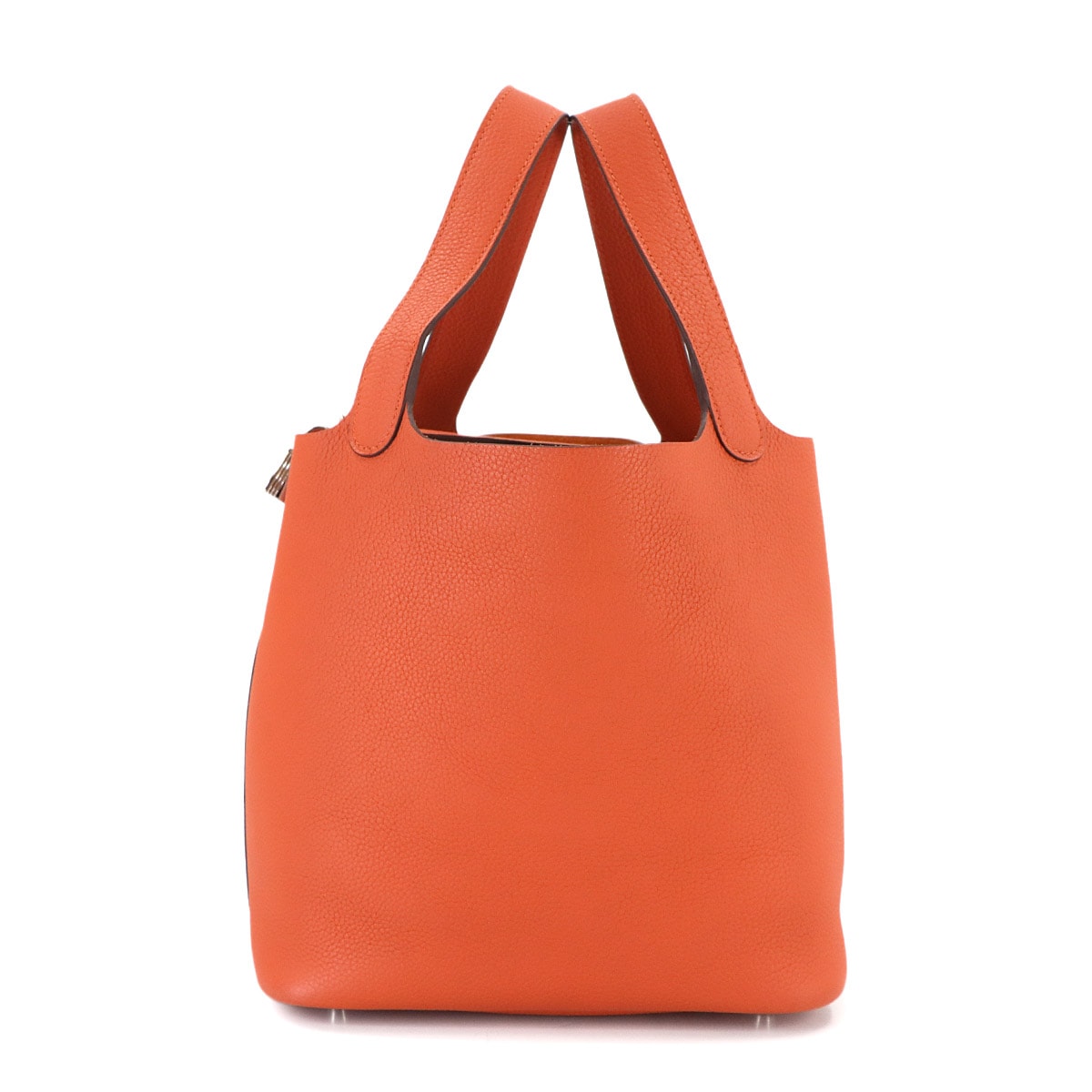 HERMES ピコタンロック MM ハンド バッグ トリヨンモーリス テールバテュー Z刻印 シルバー 金具 Picotin Lock MM エルメス 90312338