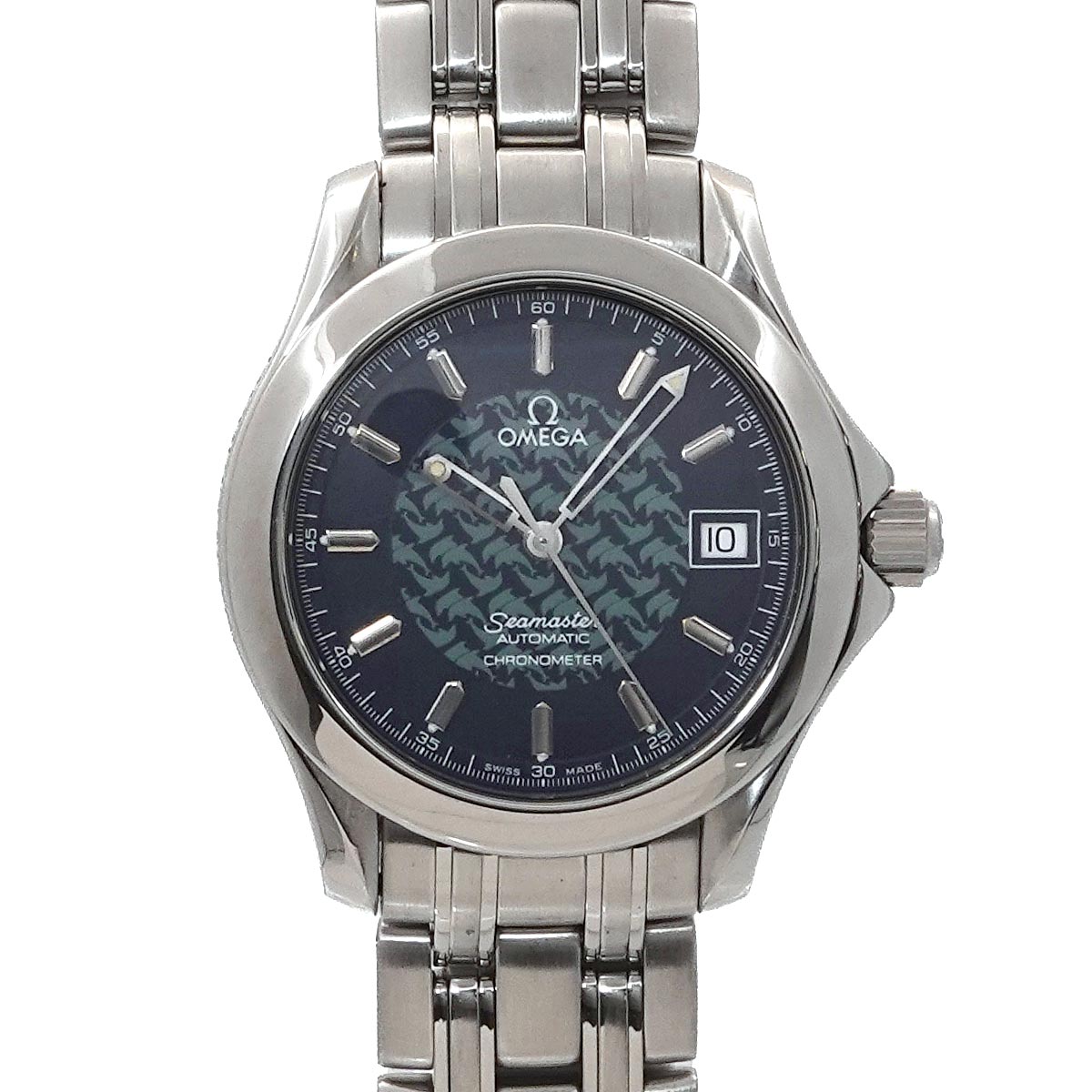 OMEGA シーマスター 2500 80 ジャックマイヨール 5000本限定 メンズ 腕時計 デイト ネイビー オートマ 自動巻き ウォッチ オメガ 90305296