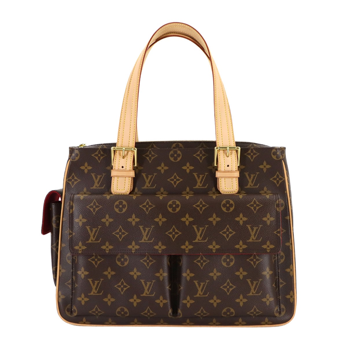 LOUIS VUITTON モノグラム ミュルティプリシテ トート バッグ ブラウン M51162 ゴールド 金具 Monogram Multipli Cite ルイ ヴィトン 90312344