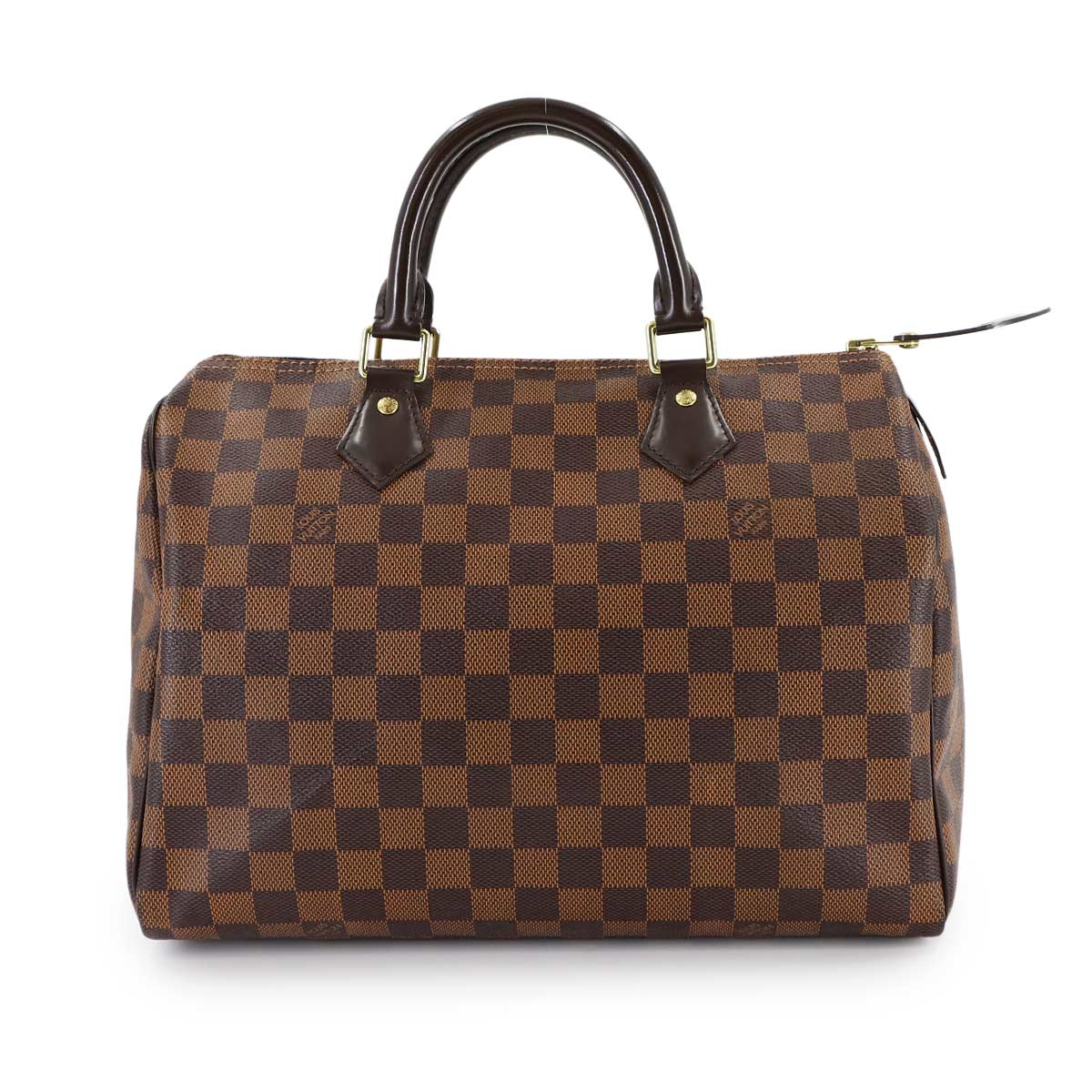 LOUIS VUITTON ダミエ スピーディ 30 ハンド バッグ エベヌ ブラウン N41531 ゴールド 金具 Speedy ルイ・ヴィトン 90312363