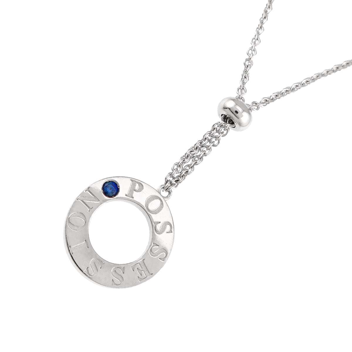 PIAGET ポセション サファイヤ ネックレス 42cm K18 WG ホワイトゴールド 750 Possession Necklace ピアジェ 90310900