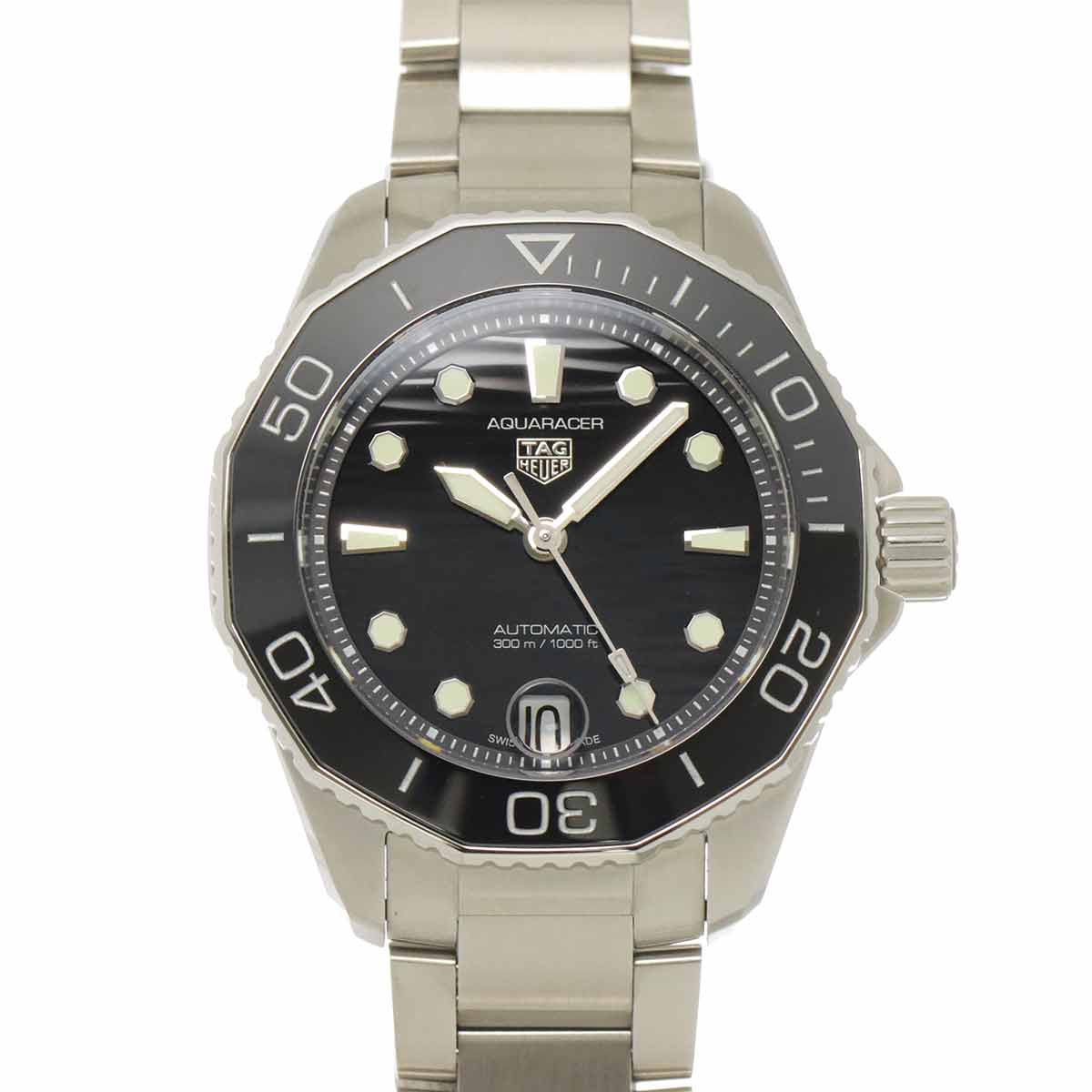 TAG Heuer アクアレーサー プロフェッショナル 300 WBP231D ボーイズ 腕時計 デイト ブラック オートマ 自動巻き ウォッチ Aqua racer タグホイヤー 90314600