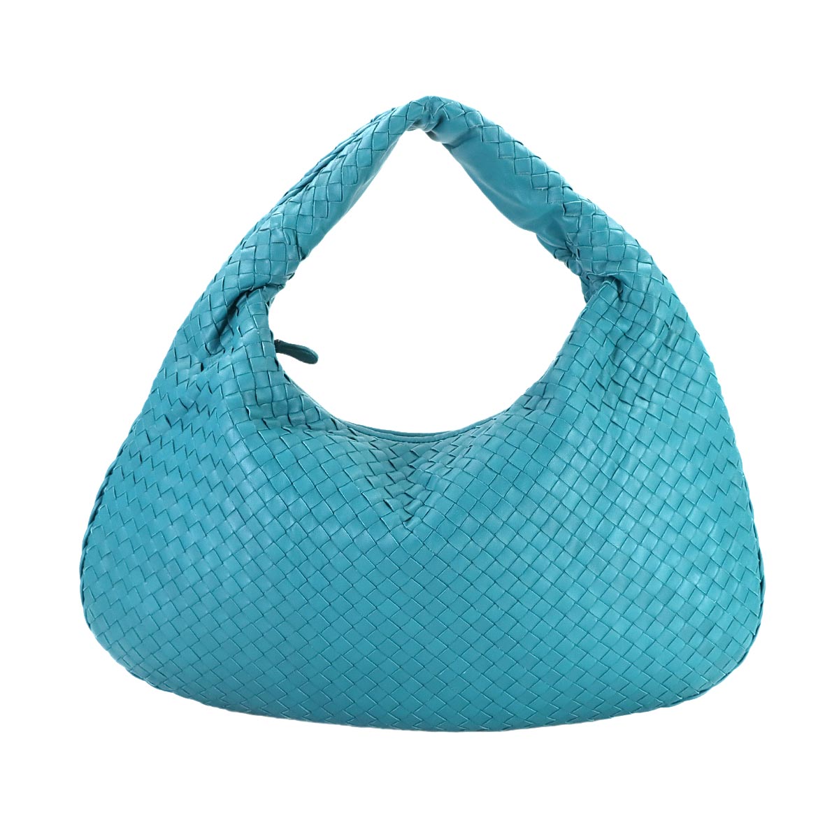 BOTTEGA VENETA イントレチャート ホーボー ショルダー バッグ レザー ブルー Intrecciato Hobo Bag ボッテガ ヴェネタ 90312440