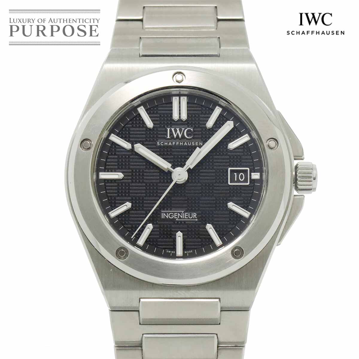 IWC インヂュニア オートマティック 40 IW328901 メンズ 腕時計 ブラック 自動巻き インターナショナル ウォッチ カンパニー Ingenieur 90315141