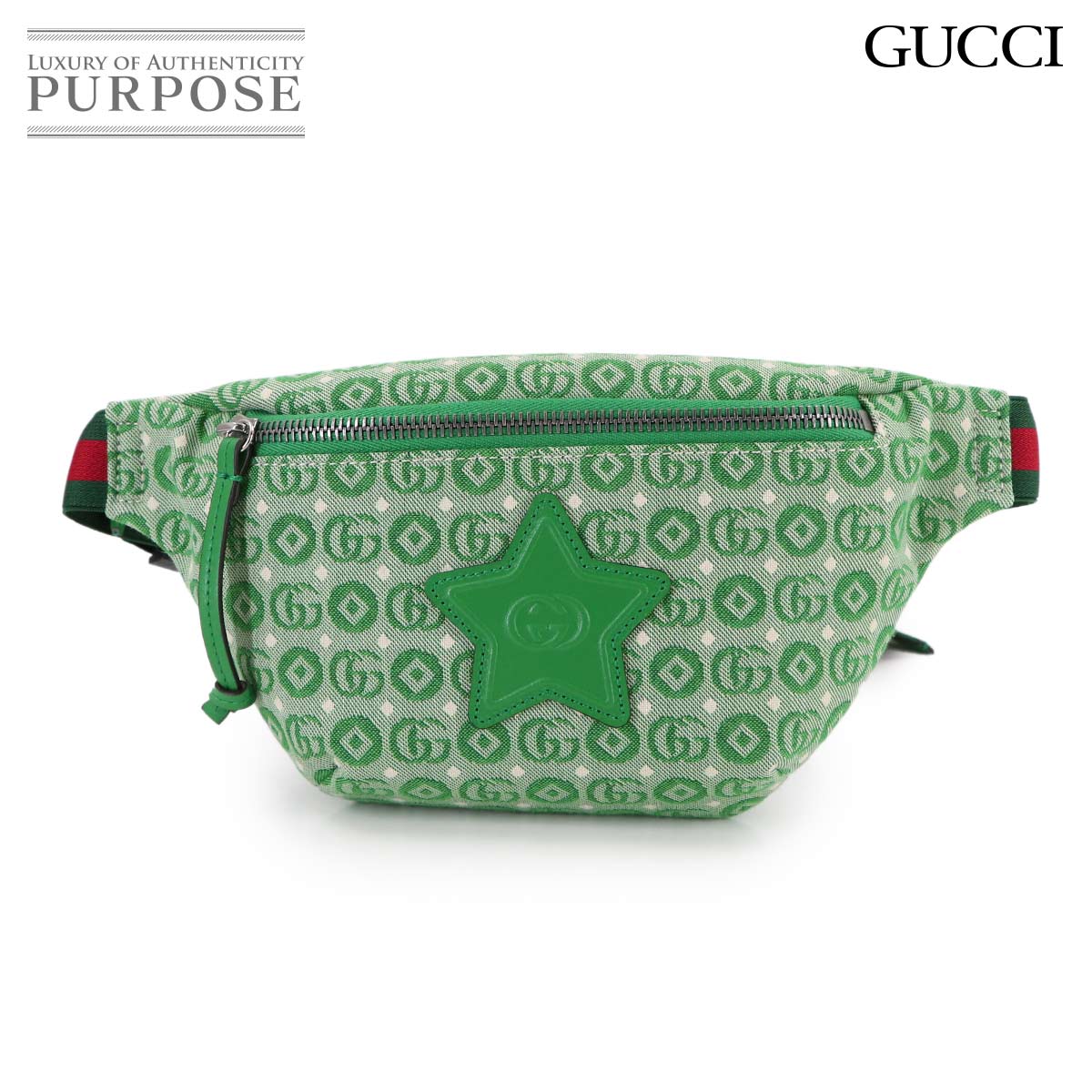 GUCCI チルドレンズ ボディ バッグ グリーン 502095 Childrens Body Bag グッチ 90314086