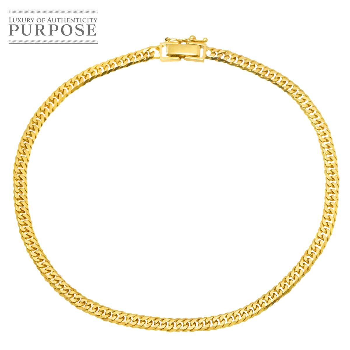 K18 喜平 ブレスレット 24cm 6面ダブル 10.3g 幅3.7mm イエローゴールド 750 キヘイ kihei bracelet 90315991