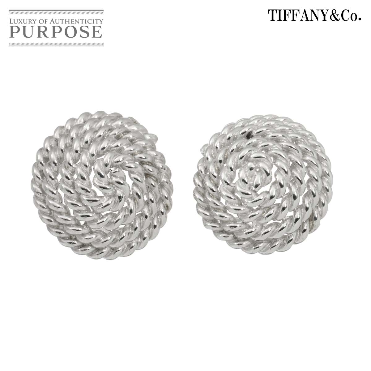 TIFFANY&CO. イヤリング SV シルバー 925 Earrings Clip on ティファニー 90311392