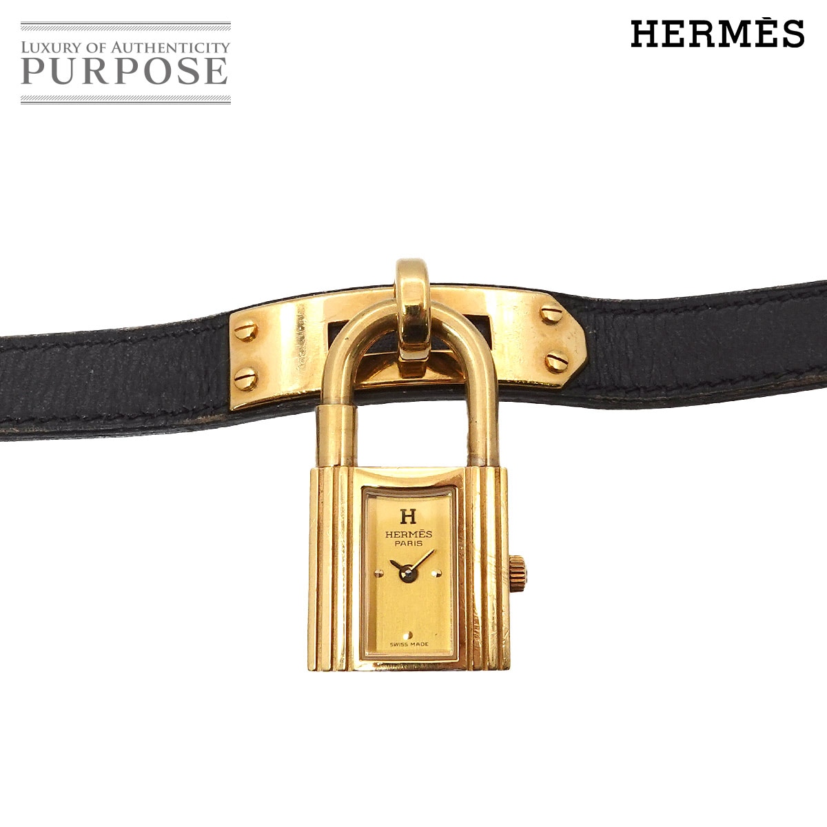 HERMES ケリーウォッチ レディース 腕時計 ゴールド ブルー HERMES ケリーウォッチ レディース 腕時計 ゴールド ブルー