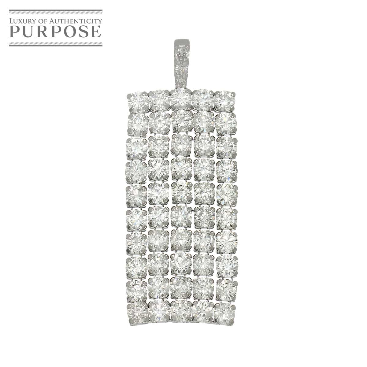 ダイヤ 2.03ct Pt プラチナ ペンダント トップ Diamond Pendant 90310034