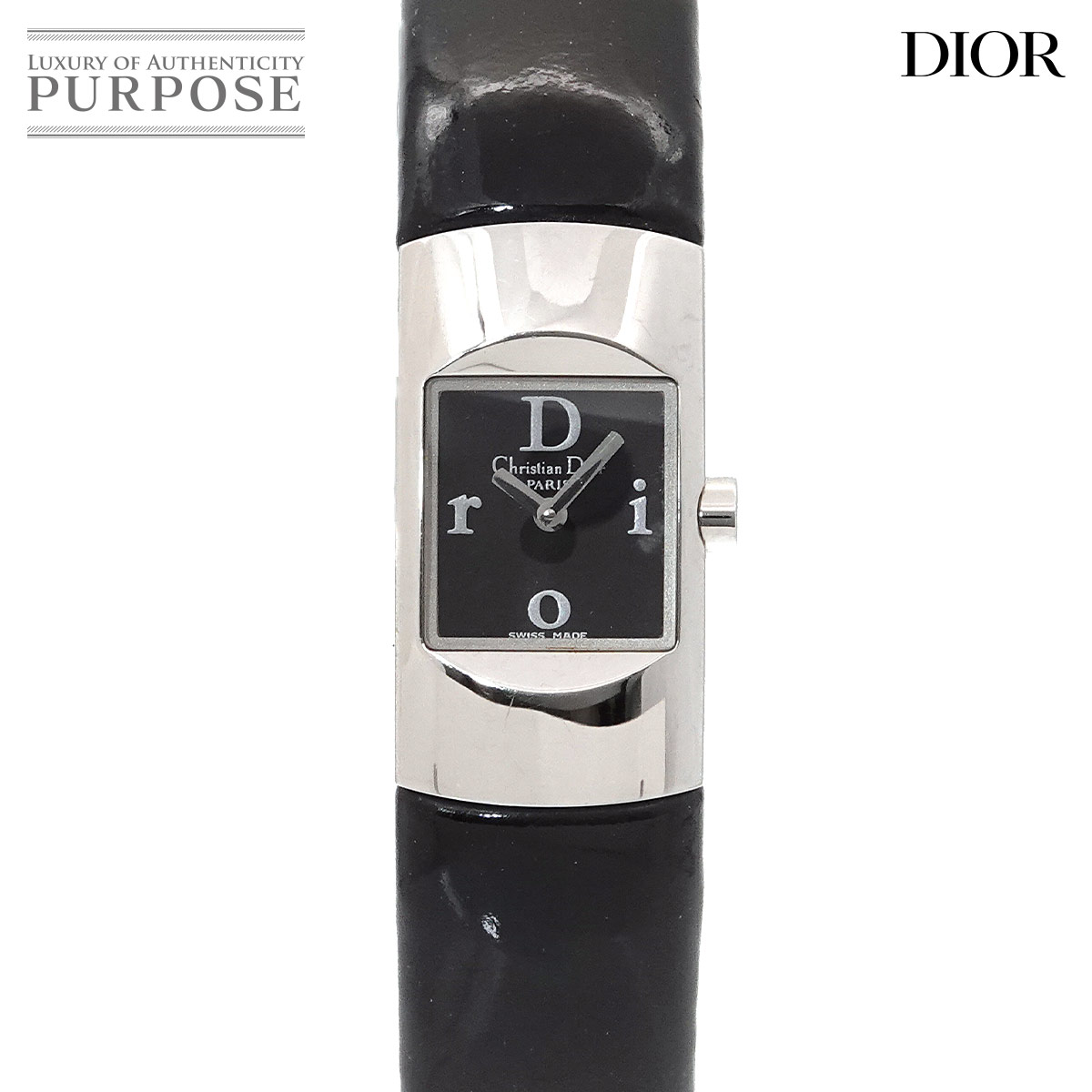 Christian Dior ディオリフィック D102-100 レディース 腕時計 ブラック クォーツ ウォッチ クリスチャン ディオール 90314717