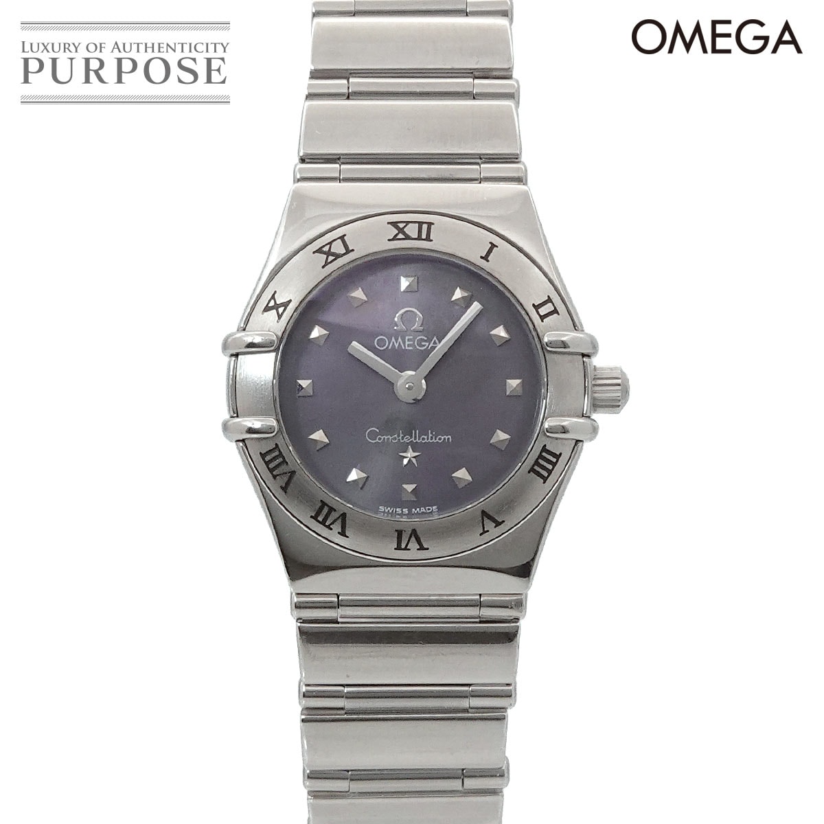 OMEGA コンステレーション ミニ マイチョイス 1561 51 レディース 腕時計 グレー クォーツ ウォッチ オメガ 90314953