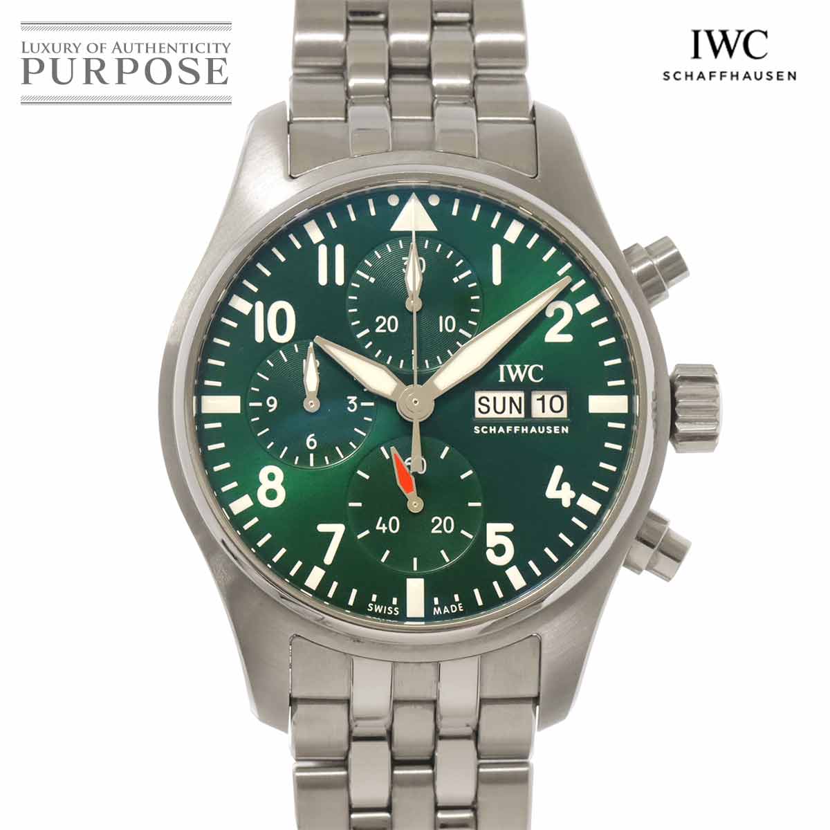 IWC パイロットウォッチ クロノグラフ IW388103 メンズ 腕時計 デイデイト 自動巻き インターナショナル ウォッチ カンパニー Pilot Watch 90314279