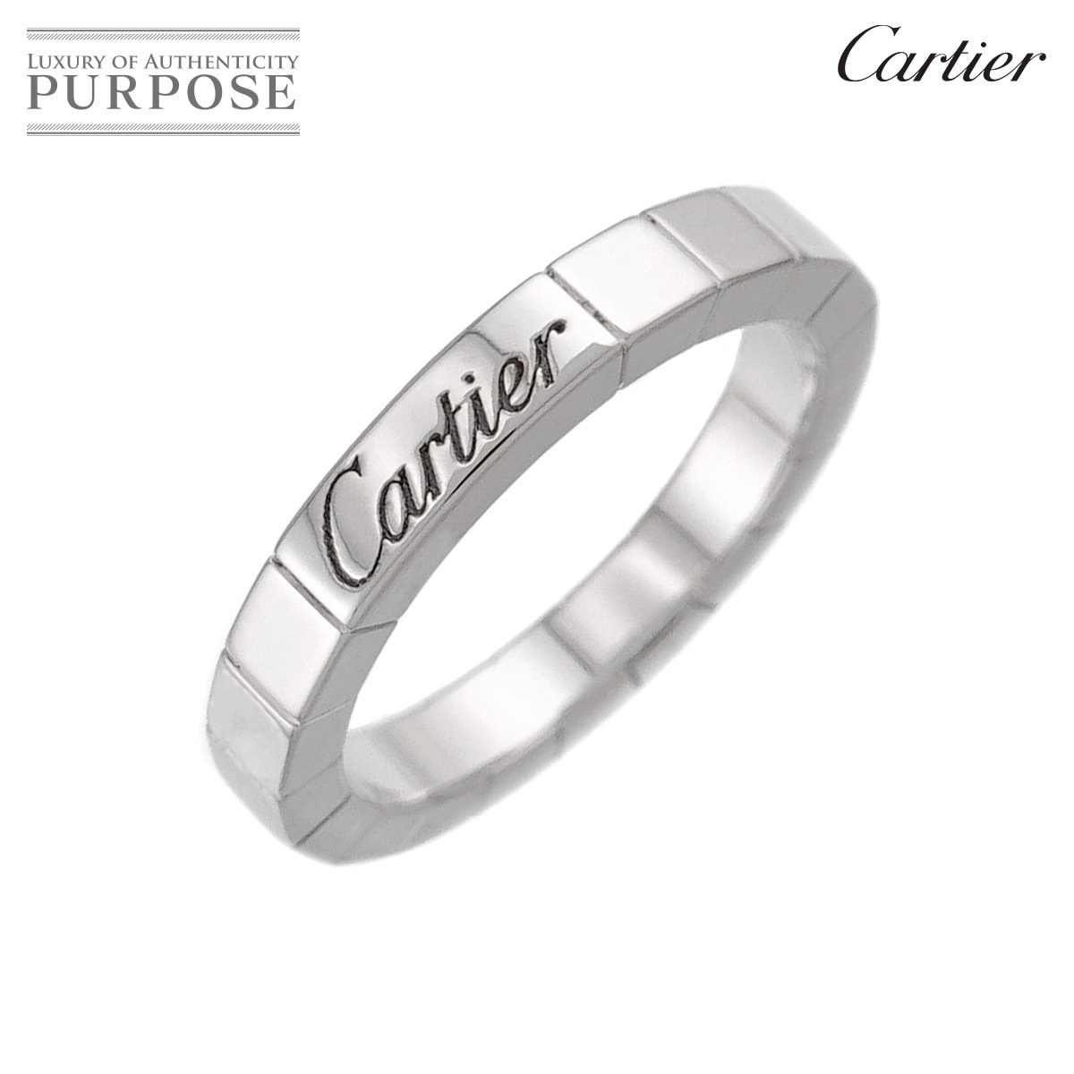 Cartier ラニエール #50 リング K18 WG ホワイトゴールド 750 指輪 Laniere Ring カルティエ 90314621