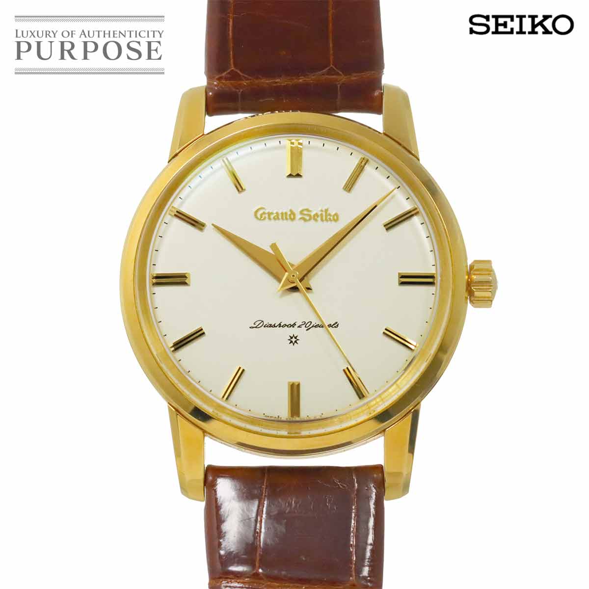 GRAND SEIKO 創業120周年300本限定 SBGW004 9S54-0010 メンズ 腕時計 K18YG イエローゴールド 手巻き ウォッチ グランドセイコー 90317688