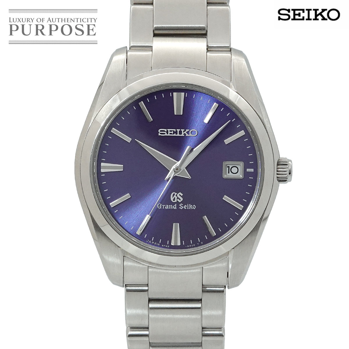 SEIKO グランドセイコー SBGX065 メンズ 腕時計 9F62 0ABO デイト ブルー クォーツ ウォッチ GRAND SEIKO セイコー 90317756