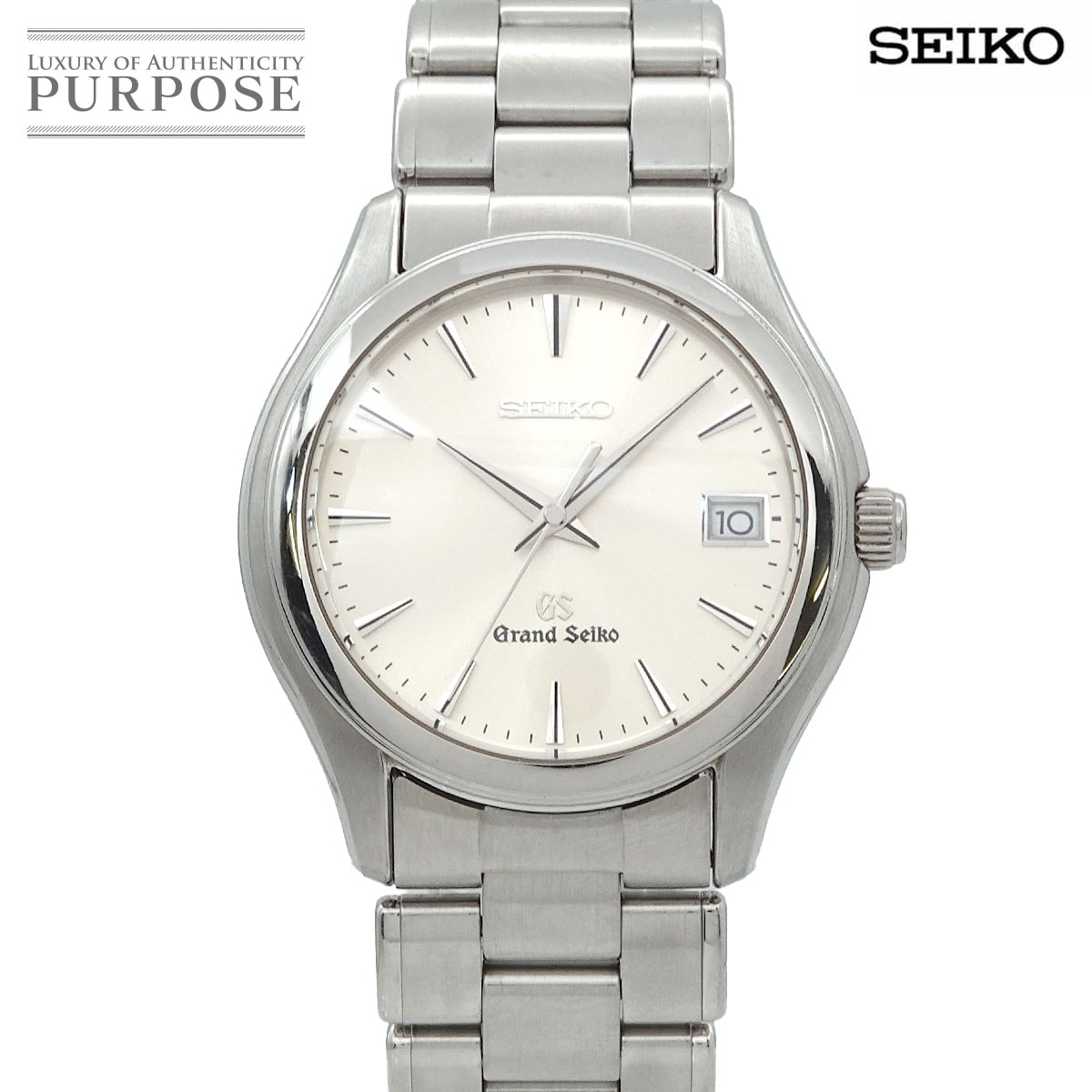 SEIKO グランドセイコー SBGX005 メンズ 腕時計 9F62 0A10 デイト シルバー クォーツ ウォッチ GRAND SEIKO セイコー 90318375