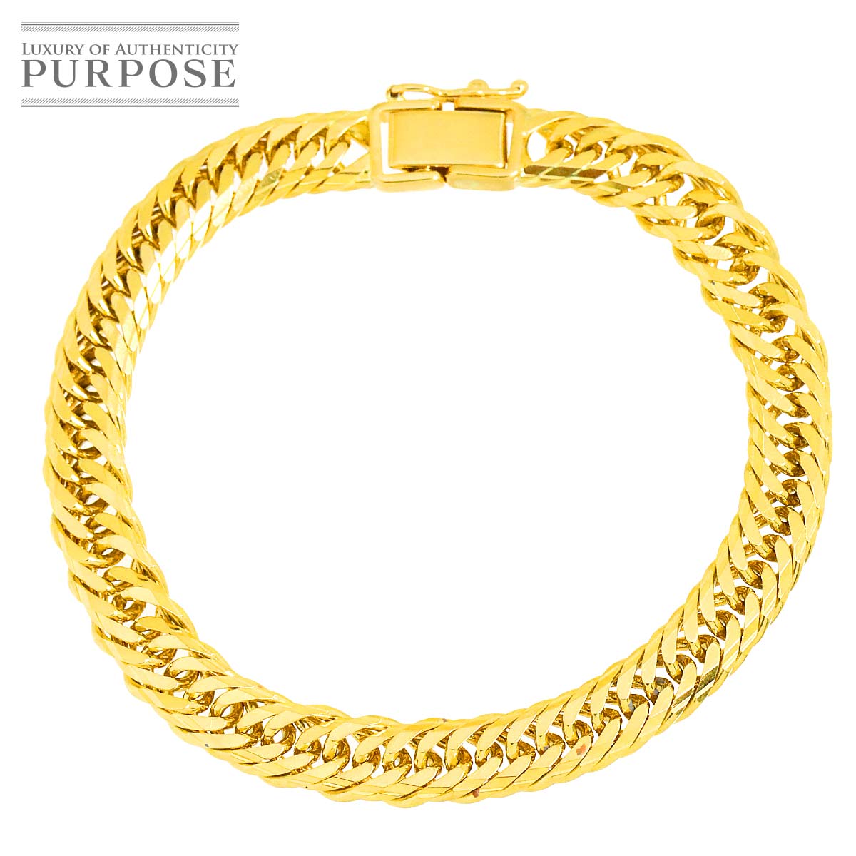 K18 喜平 ブレスレット 16.5cm 19.7g 幅6.5mm イエローゴールド 750 キヘイ kihei bracelet 90319274