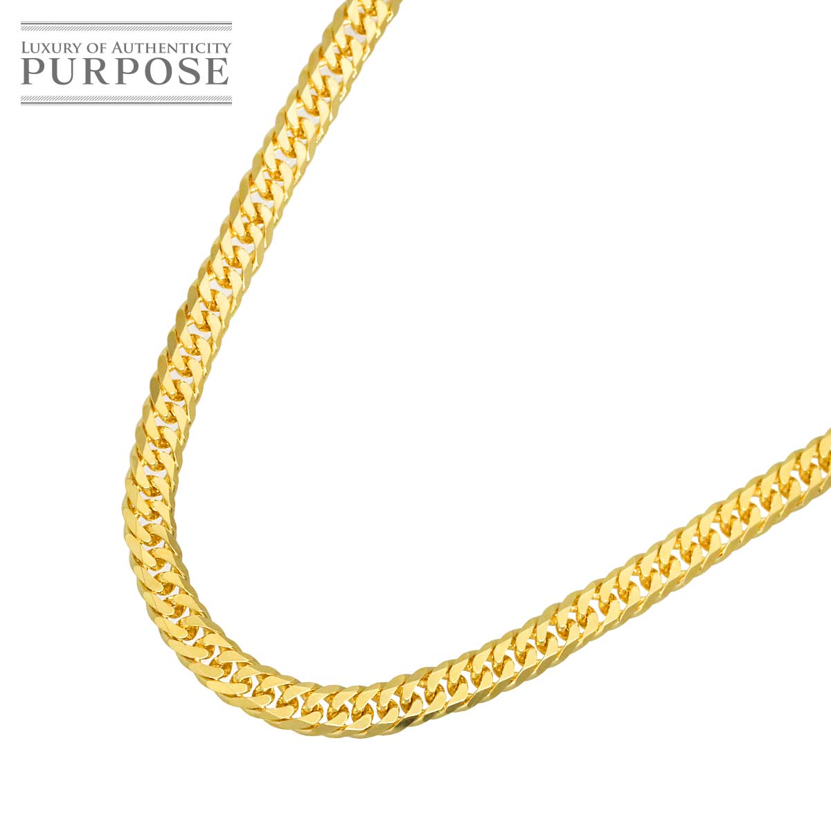K18 喜平 ネックレス 50cm 6面ダブル 20.5g 幅3.7mm イエローゴールド 750 キヘイ kihei necklace 90319292