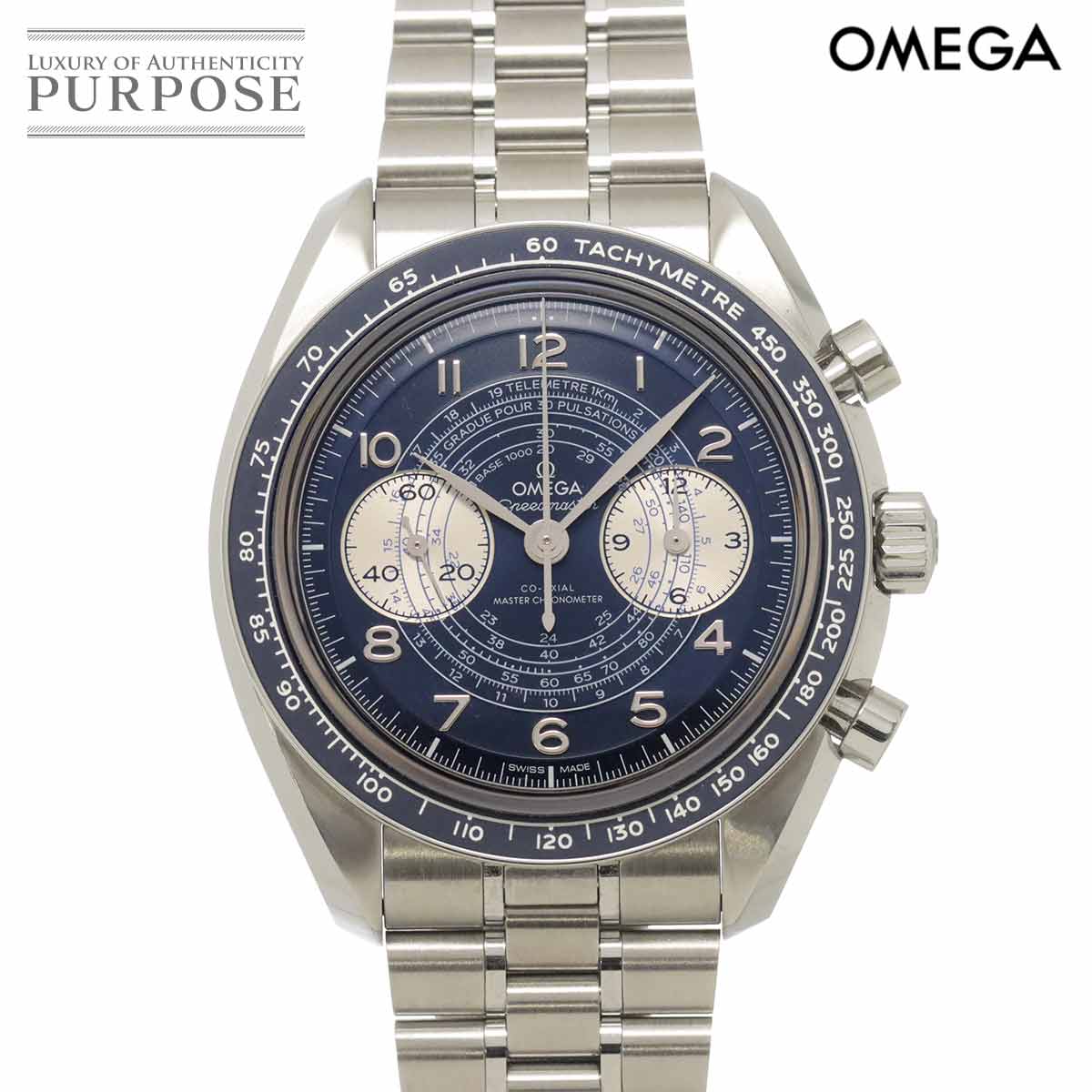 OMEGA スピードマスター クロノスコープ コーアクシャル マスタークロノメーター 329 30 43 51 03 001 メンズ 腕時計 手巻き Speedmaster オメガ 90318664