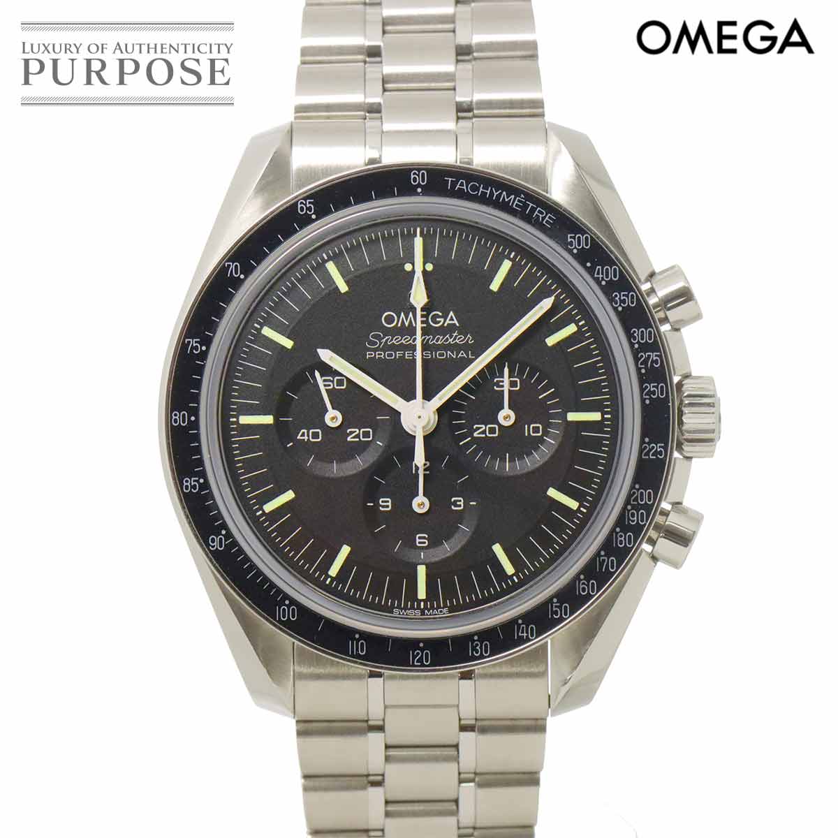 OMEGA スピードマスター プロフェッショナル ムーンウォッチ 310 30 42 50 01 002 クロノグラフ メンズ 腕時計 ブラック 手巻き ウォッチ Speedmaster オメガ 90318746
