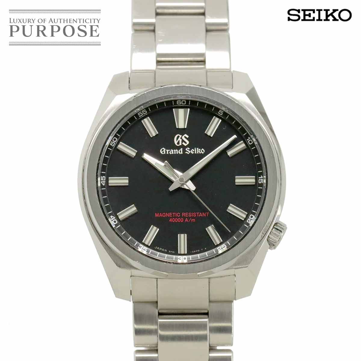 GRAND SEIKO スポーツコレクション SBGX343 メンズ 腕時計 9F61 0AN0 ブラック クォーツ ウォッチ Sport Collection グランドセイコー 90319066