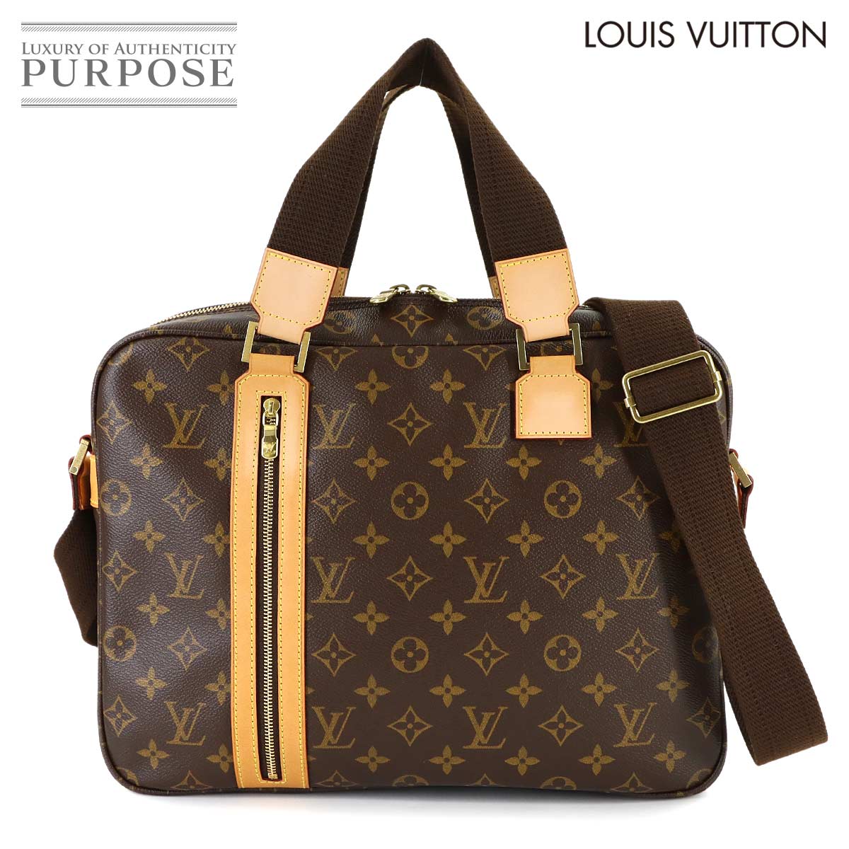 LOUIS VUITTON モノグラム サック ボスフォール 2way ハンド ショルダー バッグ ブラウン M40043 Sac Bosphore ルイ ヴィトン 90315958