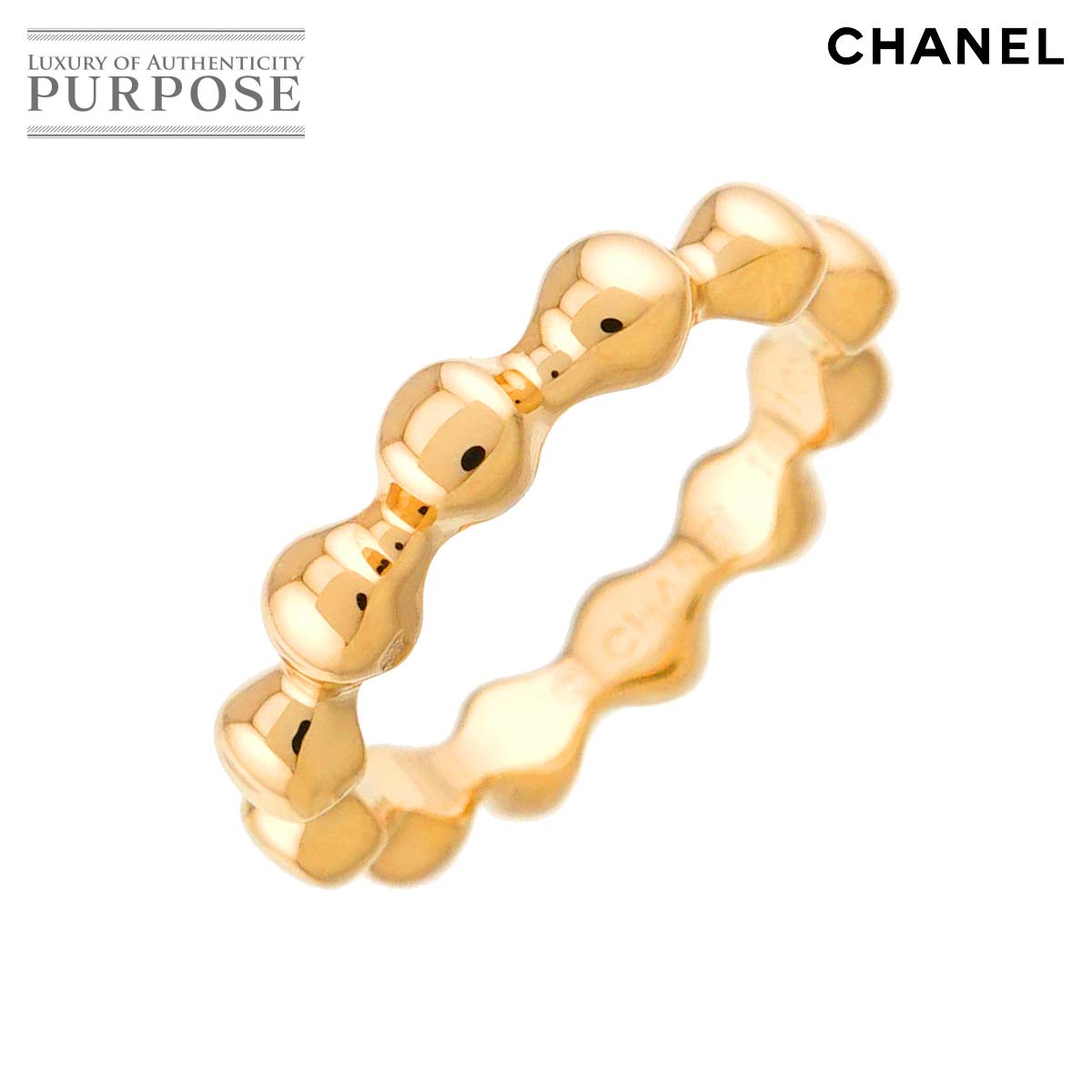CHANEL 11号 リング K18 YG イエローゴールド 750 指輪 Ring シャネル 90315714