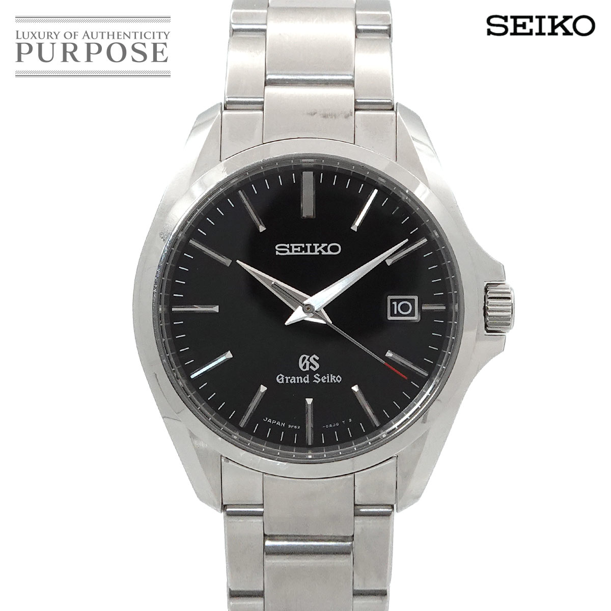 SEIKO グランドセイコー SBGX083 マスターショップ限定 メンズ 腕時計 9F62 0AG0 デイト ブラック クォーツ ウォッチ GRAND SEIKO セイコー 90319032