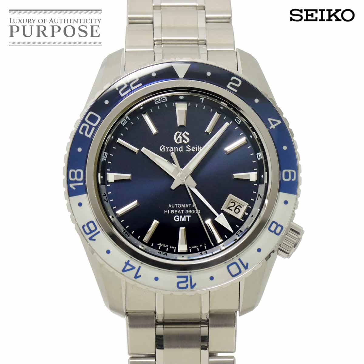 GRAND SEIKO メカニカルハイビート 36000 スポーツコレクション GMT SBGJ237 マスターショップ限定 9S86-00K0 メンズ 腕時計 デイト 自動巻き HI-BEAT グランドセイコー 90319014