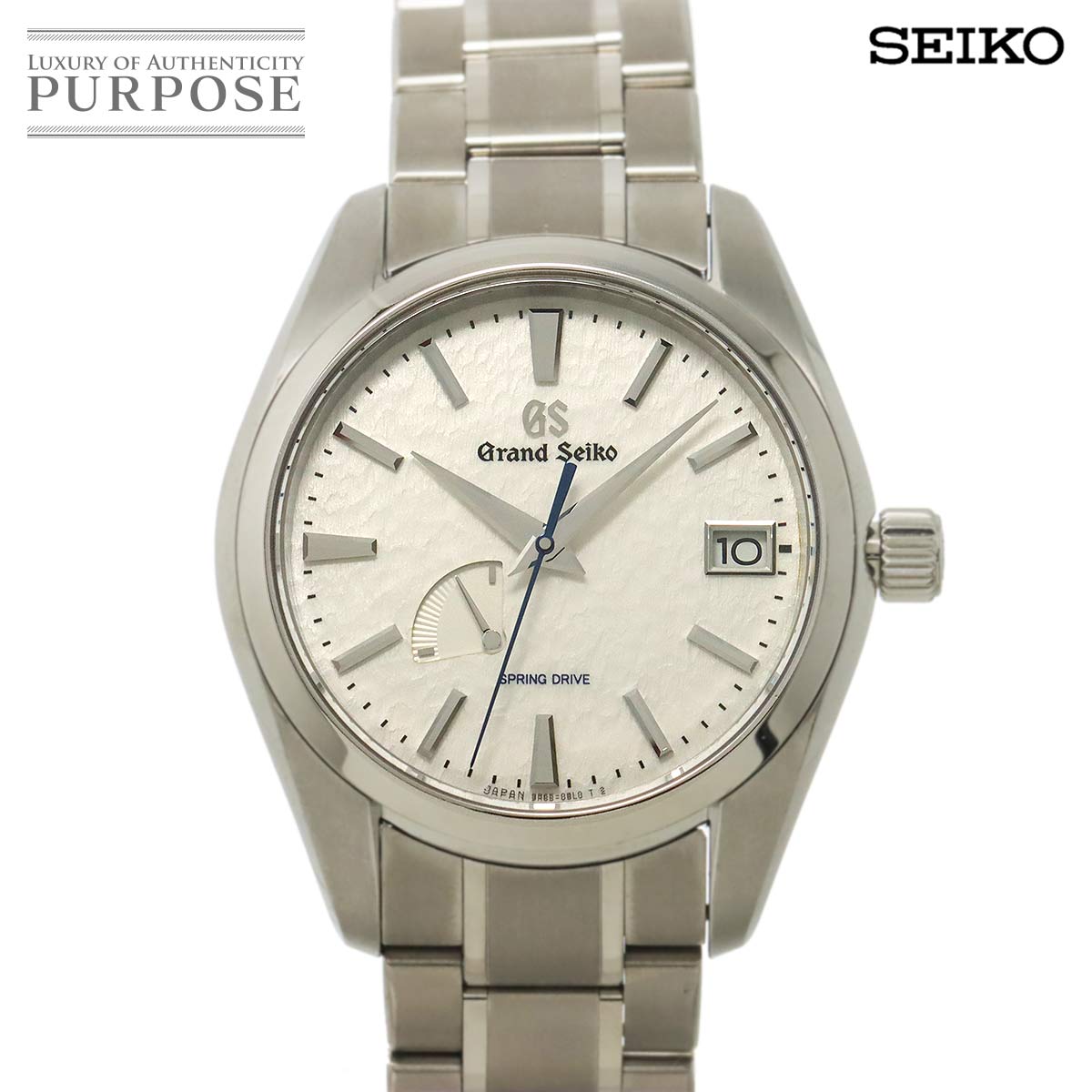 GRAND SEIKO スプリングドライブ SBGA211 メンズ 腕時計 9R65 0AE0 雪白 チタン パワーリザーブ オートマ 自動巻き ウォッチ Spring Drive グランドセイコー 90319031